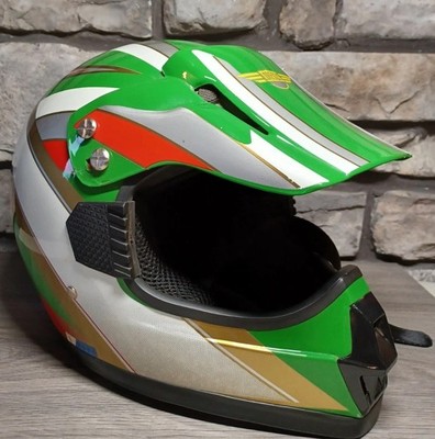 Kylin LORENZO Italy Italian - Motorcycle Motocross Helmet Large 7 3/8 - 7 1/2