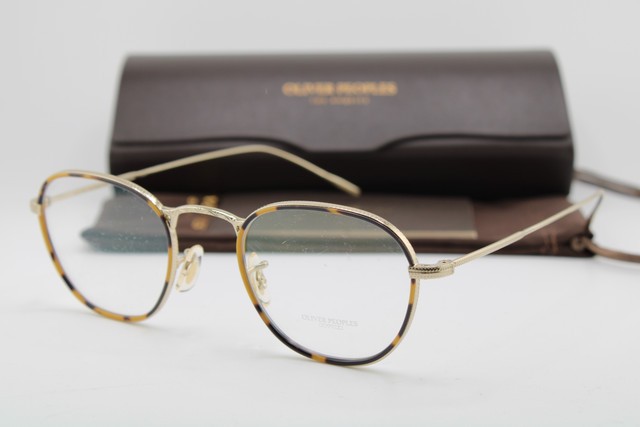 NEW OLIVER PEOPLES OV 1237J 5035 EOIN GOLD HAVANA AUTHENTIC