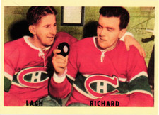 1993-94 Parkhurst Reprint #PR-36 Elmer Lach Maurice Richard Montreal Canadiens