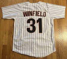 Dave WINFIELD🔥San Diego Padres #31 1978 Mitchell & Ness White Jersey Size XL💥