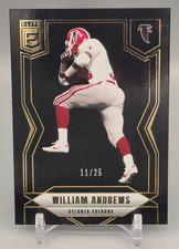 WILLIAM ANDREWS BLACK /25 - 2025 Donruss Elite Football #60