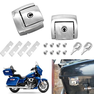 2x Tour Pack Latches Lock Razor Chopped  Fit Harley Road Glide FLTRX 2015-2018