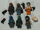 Lego Star Wars MiniFig Lot of 6 Hard to Find Lot Pilot Guns Capes Stormtrooper