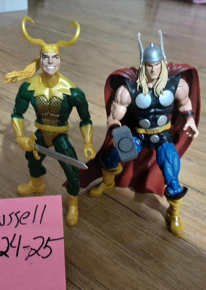 Marvel Legends 80 Aniversario Thor + Loki Clásico - Figuras Completas - Hasbro Foto 3 de 3