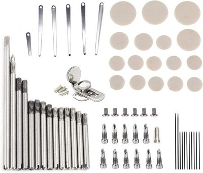 Jiayouy Clarinet Repair Kit - Pads, Springs, Rollers, Screws & Finger Rest