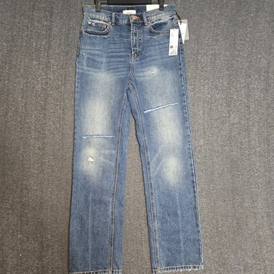 NWT BDG Urban Outfitters Loose Straight Distressed Jeans Sz 27 30x30