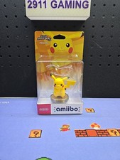 Pikachu Amiibo Nintendo Super Smash Bros Series New Sealed Free Shipping 