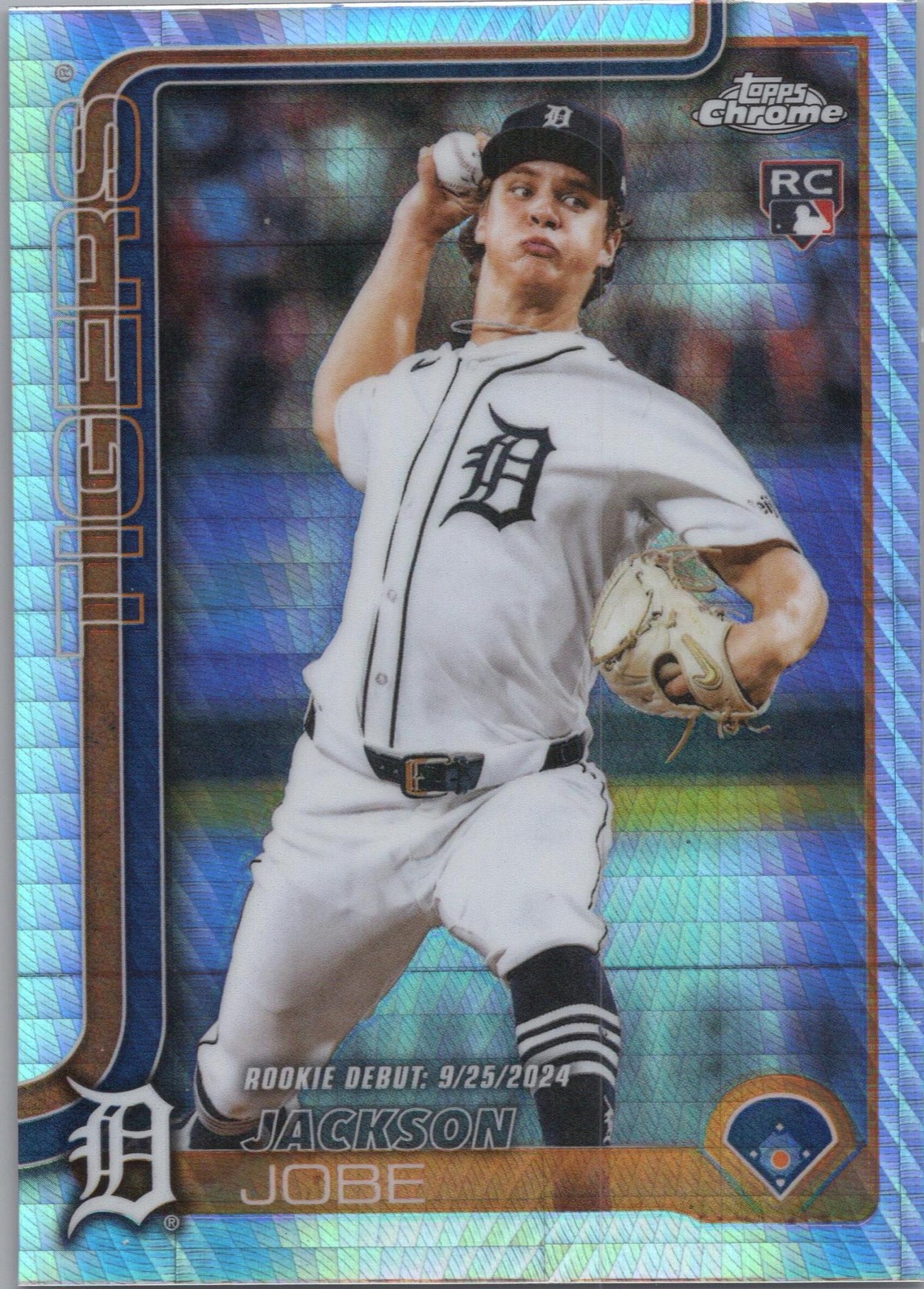 2025 Topps Chrome Update #USC48 Jackson Jobe Prism Refractors