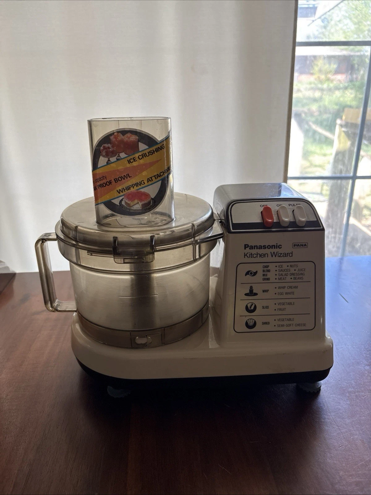 Panasonic Kitchen Wizard MK-5070 Food Processor Beige Tested And Works
Opens in a new window or tab