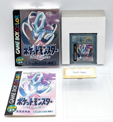 Pokemon Crystal Nintendo Gameboy Color Authentic Japanese Game boy GBC GB Tested - Image 1 of 4