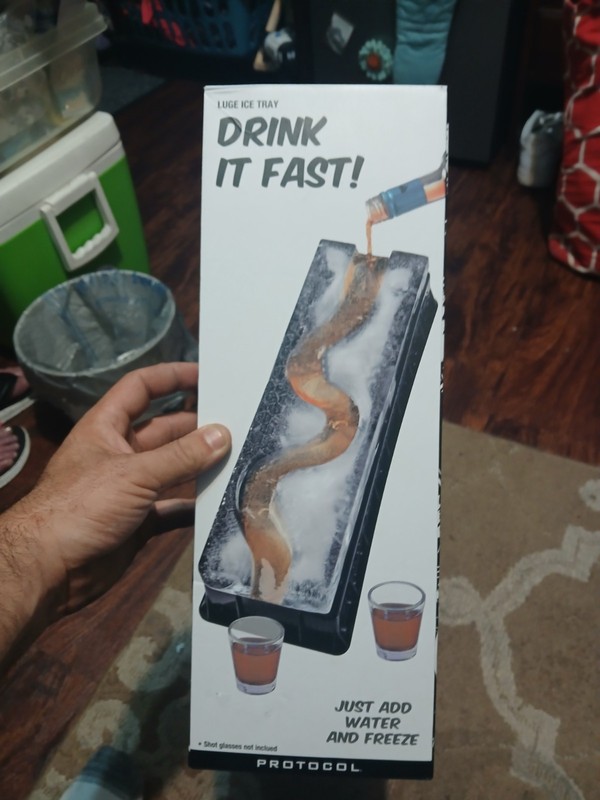 luge ice tray