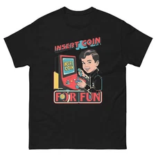 Insert Coin For Fun! T-Shirt | Retro 90s Shirt | Unisex Meme Old School Gift