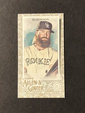 2020 Topps Allen & Ginter Base Mini Parallel GOLD BORDER Charlie Blackmon #250