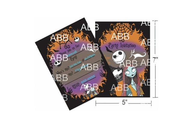 The Nightmare Before Christmas Happy Birthday Party Pack Supplies
