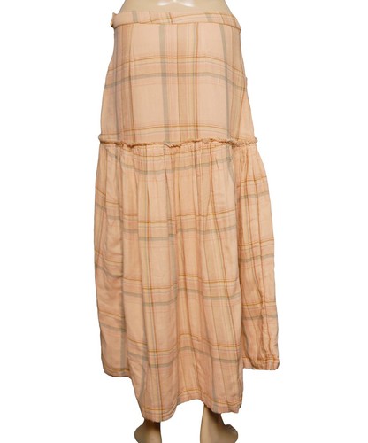 Free People Plaid Fever Skirt S 4 Women's Casual Endless Summer Flared NWD 38531 - Picture 6 of 11