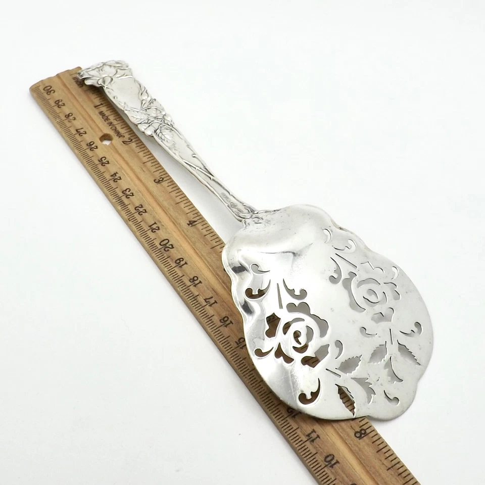 Antiguo servidor de tomate Alvin Bridal rosa plata esterlina 68 gr Foto 4 de 4