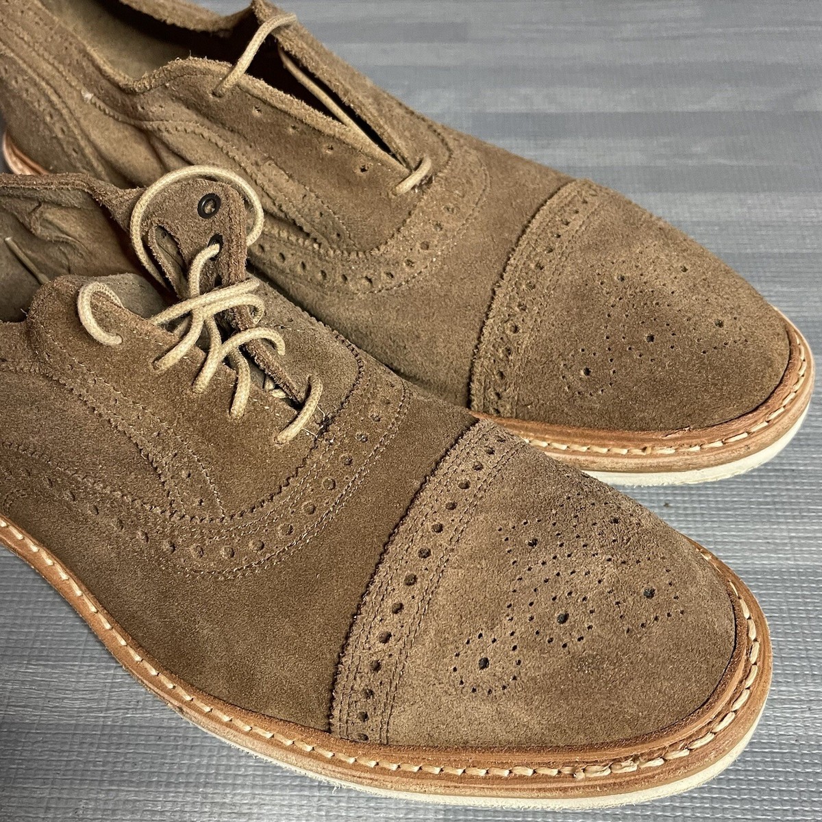 Allen Edmonds Strandmok 2.0 Size 11 D Brown Suede Oxford  display picture 2