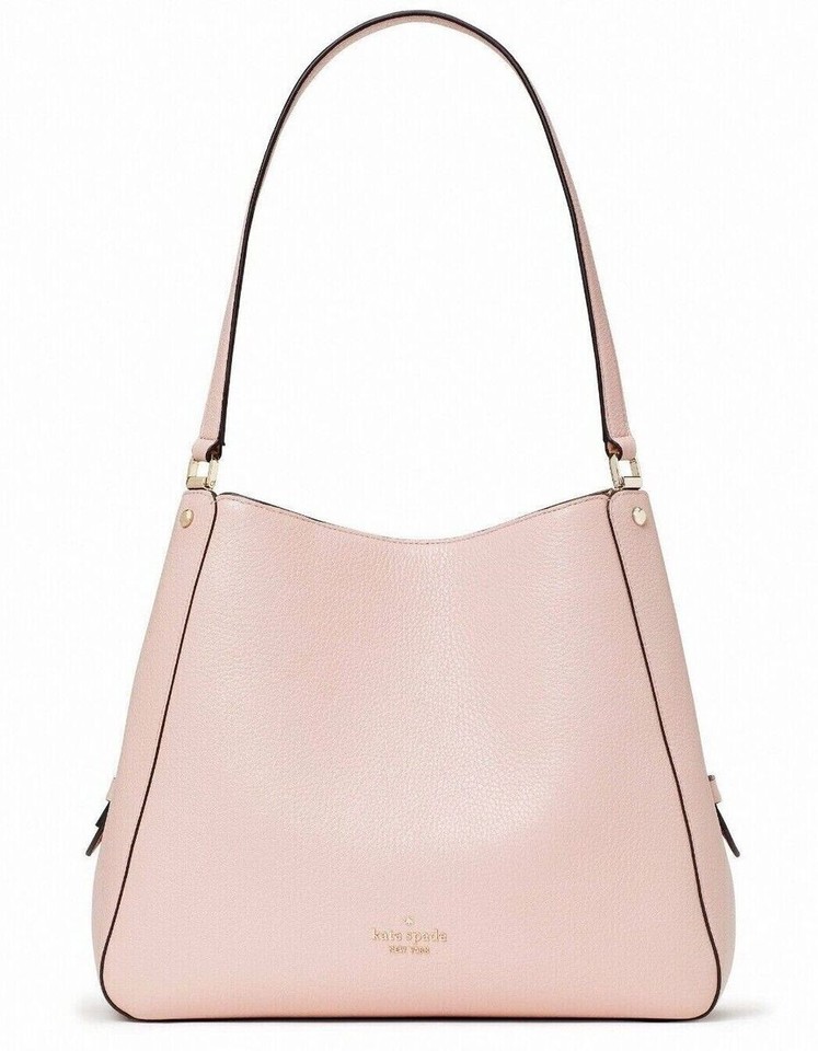 kate spade new york Leila Medium Triple Compartment Women's Shoulder Bag -  Rose Smoke (WKR00344) for sale online | eBay
