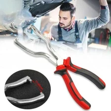 Fuel Feed Pipe Pliers Petrol Line Hose Clip Removal Disconnect Clamp Tools Red