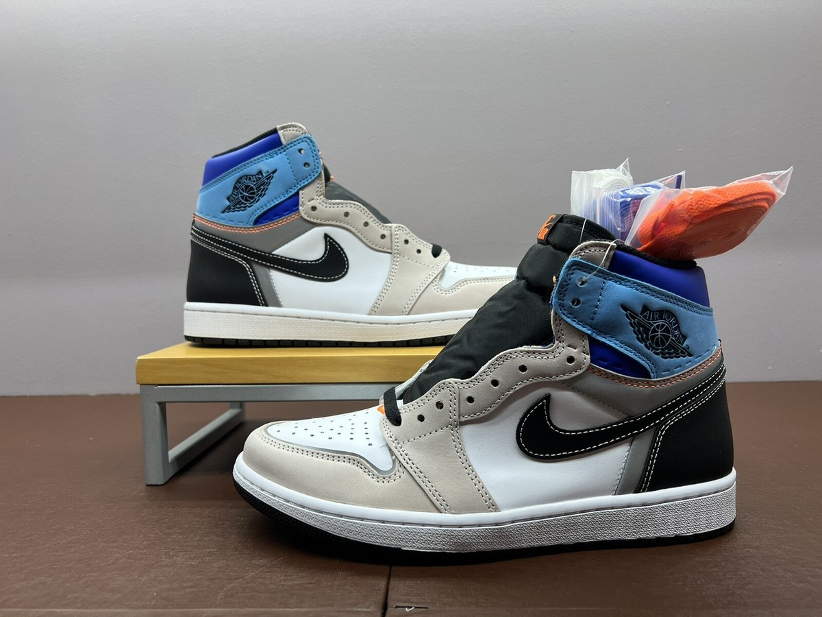 Nike Air Jordan 1 High Retro OG Prototype White Mens Multi Size 9 