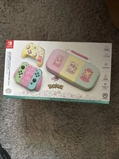 PowerA Nano Wired Controller with Protection Case and Comfort Grips Pokémon New