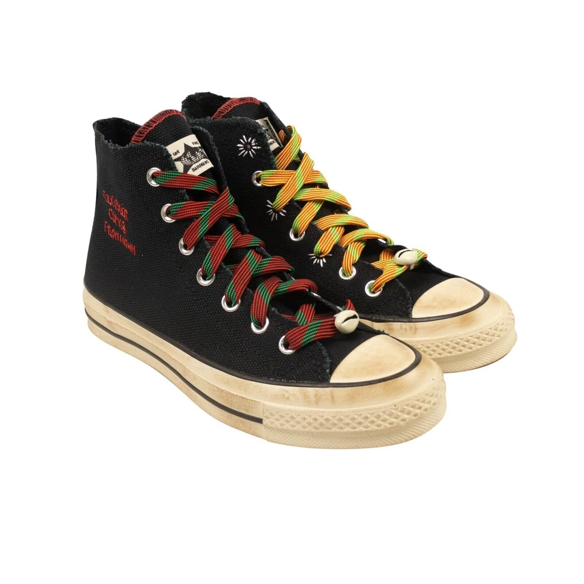 NIB BARRIERS X CONVERSE Black True Power High Top Sneakers Size 11