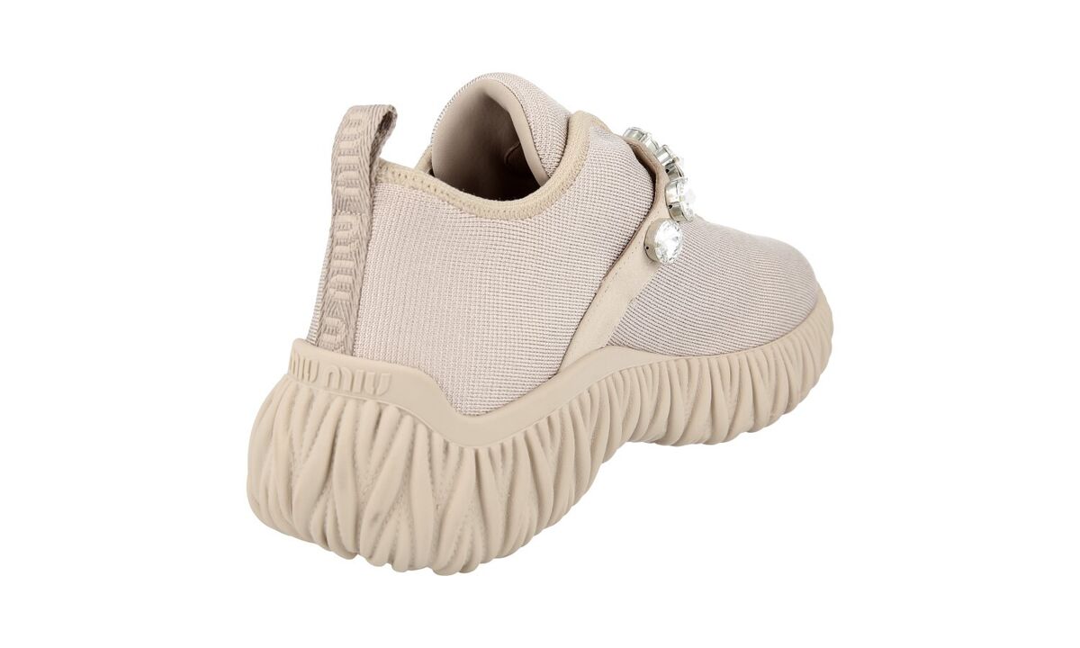 MIU MIU by PRADA Chunky Slip On Sneakers 5S376D Matelasse MIU MIU by PRADA Chunky Slip On Sneakers 5S376D Matelasse