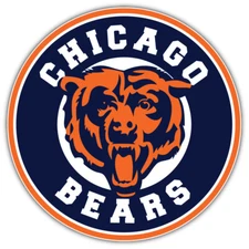 Chicago Bears NFL Football Logo  Sport Car Bumper Sticker Decal "SIZES"