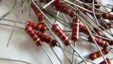 ONE LOT OF 100 PIHER  VINTAGE RESISTORS 1/2W 120R