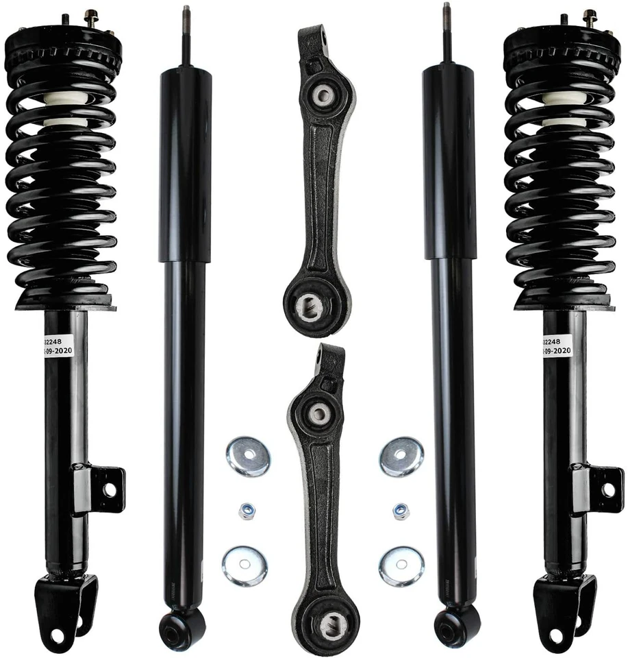 Front Rear DRILLED Rotors Brake Pads + Suspension Kit for Dodge Charger Magnum — 第 4/4 张图片