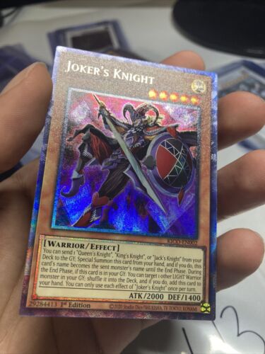 Yu Gi Oh Joker's Knight - KICO-EN002 - Collector's Rare - 1st Edition L13 - Picture 1 of 11