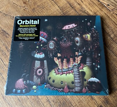 Orbital ''Monsters Exist'' 3CD Deluxe +12 extra tracks & poster 2018 Sealed