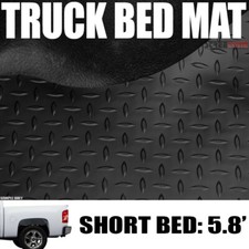 Blk Rubber Diamond Plate Truck Bed Floor Mat For 07 Silverado 5.869.6 Short Blk Rubber Diamond Plate Truck Bed Floor Mat For 07 Silverado 5.869.6 Short