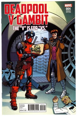 Deadpool v Gambit (2016) #4B NM 9.4 Sandy Jarrell Variant Cover