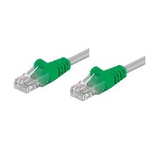 Intellinet Cavo di rete Patch Cross in Rame Cat. 6 Verde/Grigio SF/UTP 10 mt