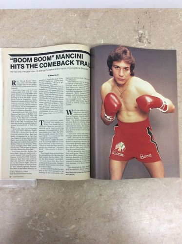 Inside Boxing Magazine December 1984 Ray "Boom Boom" Mancini Great condition - Picture 3 of 5