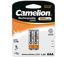2x Camelion AAA Micro Telefon Akkus Accus 600mAh für Telekom Sinus A502 A100 501
