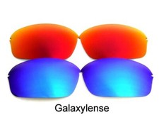 Galaxy Replacement Lenses For Oakley Half Wire 2.0 Sunglasses Blue/Red Polarized