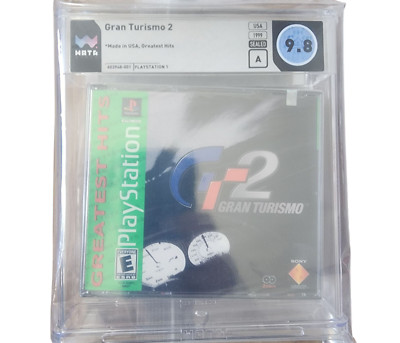 1999 Gran Turismo 2 PSI Graded WATA 9.8 A Sealed Playstation 1 MINT ~Brand New~