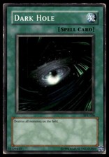 dark hole yugioh card 2002 Yu-Gi-Oh! Legend of Blue Eyes White Dragon Dark Hole - 1st Edition