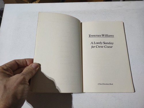 1980 A LOVELY SUNDAY FOR CREVE COEUR PB PLAY BOOK BY TENNESSEE WILLIAMS THEATRE - Picture 7 of 10