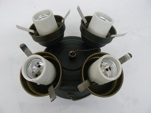 Hampton Bay Lyndhurst 52 in. LED Oil-Rubbed Bronze Ceiling Fan Parts - Picture 6 of 10