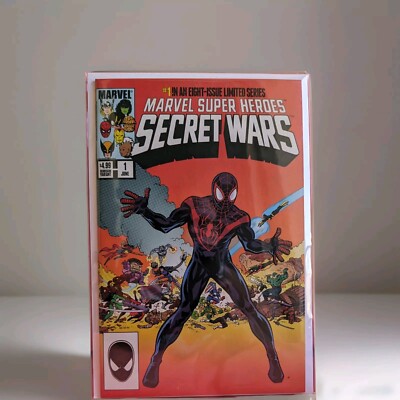 Secret Wars #1 variant Ultimate Fallout 4s Miles Morales HTF rare NM+ 