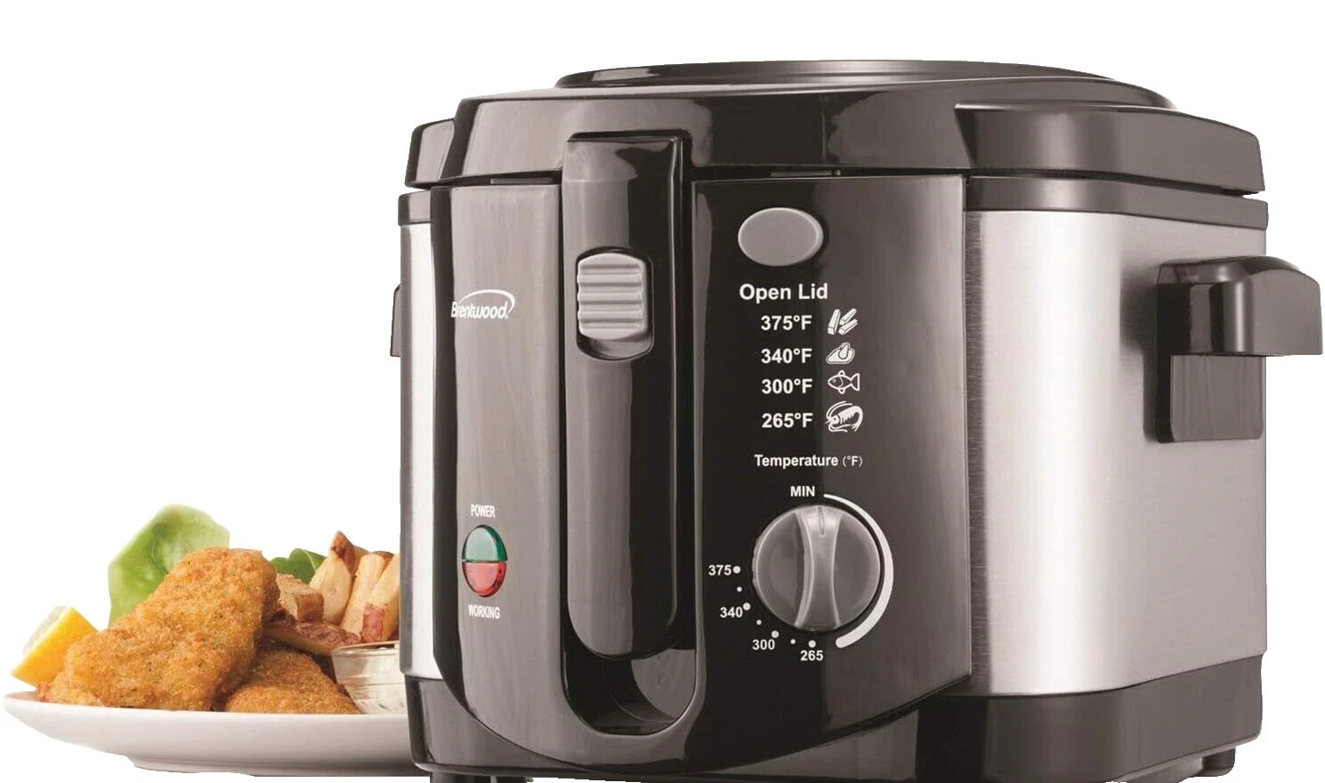 Freidora 1200-1499 W Negro Freidoras