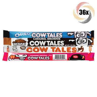 36x Pieces Goatze Variety Flavor Chewy Cowtales Candy | 1oz | Mix & Match