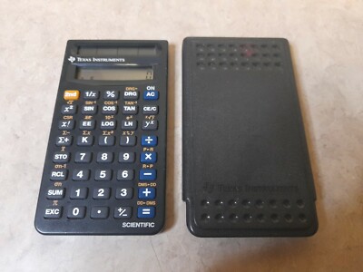 Texas Instruments 25X Solar Scientific Calculator With Plastic Case