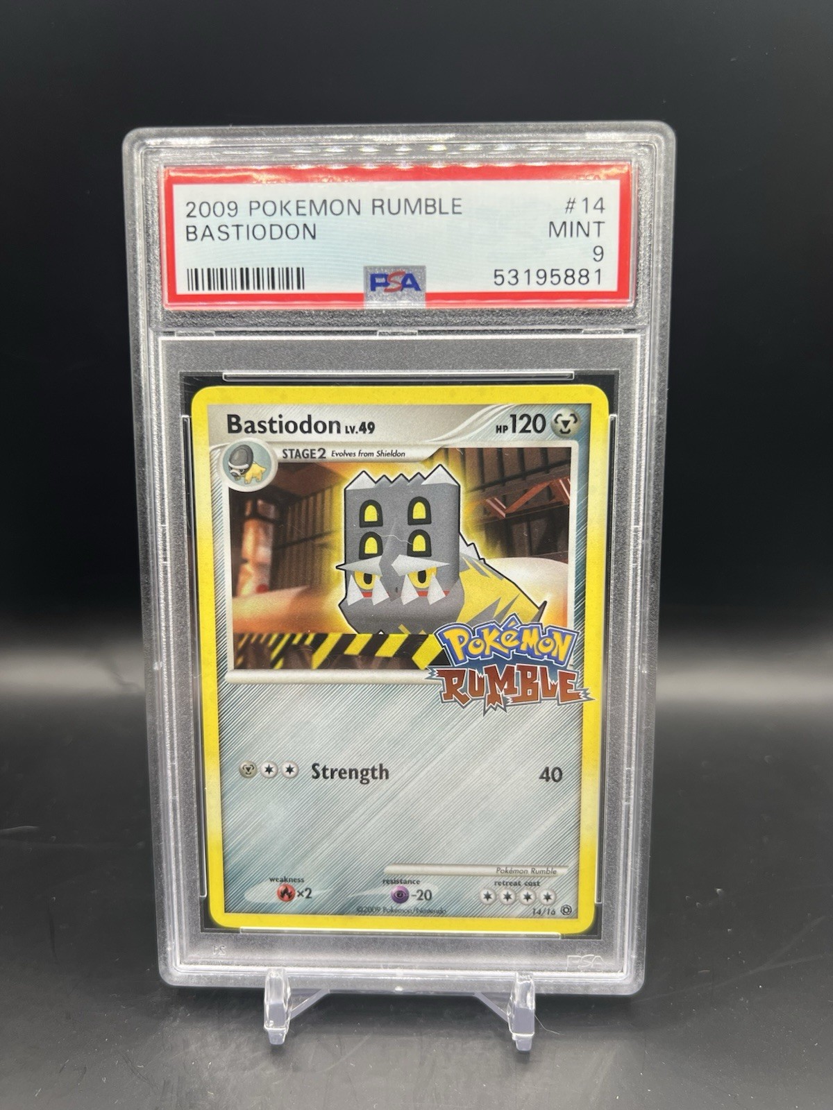 Bastiodon 14 Pokemon Rumble PSA 9