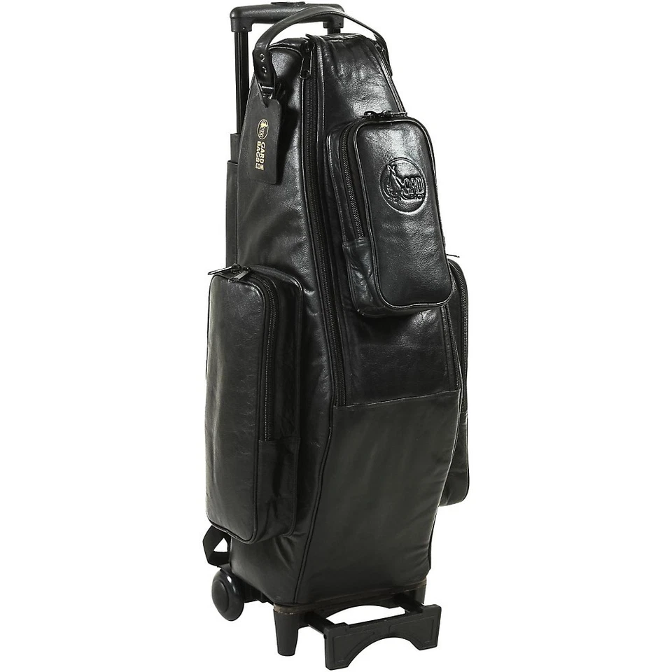 Bolso Gard Alto Saxofón Wheelie 104-WBFLK Negro Ultra Cuero Foto 3 de 4
