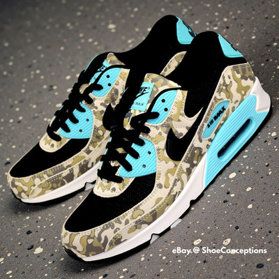 Nike Air Max 90 PRM Shoes ''Camo'' Sanddrift Black IF1721-100 Men's Sizes NEW