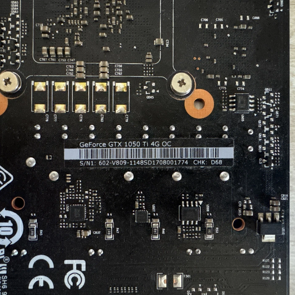 MSI GeForce GTX 1050 Ti 4G OC 4GB DDR5 Graphics Card - Image 3 of 4